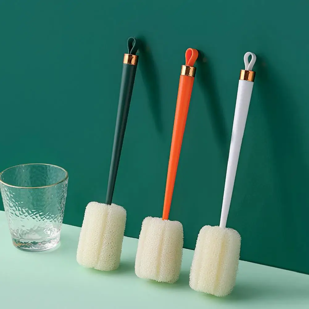 

Многоразовая удобная Многофункциональная щетка для чашек из пеноматериала, легкая щетка для чашек с защитой от деформации для дома