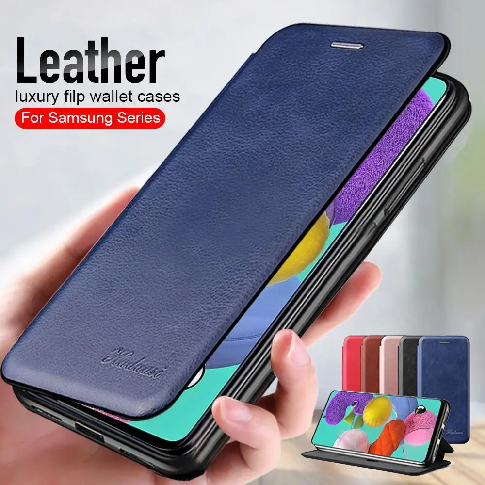 

Leather Flip Magnetic Case for Samsung A51 A71 A12 A02s A32 A02 A31 A41 A50 A70 A20s A30s A21s Wallet Stand Phone Cover Coque
