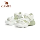CAMEL2021 новые летние повседневные женские босоножки на плоской платформе; Модная пляжная обувь; Женские босоножки на высоком толстом каблуке