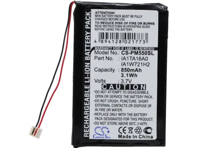 Cameron sino 850 мА/ч батарея для ладони M550 Вольфрам T1 T2 T3 Zire 31 71 72 72s GA1W918A2 GA1W922A2 IA1T923A0