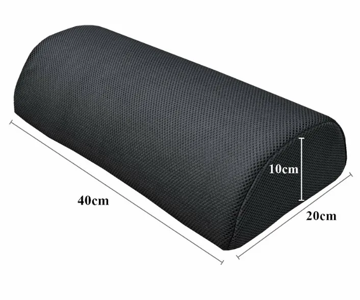 Black mesh Подушка для ног, высокая подушка для ног, подушка для отдыха под стол для офиса, дома, путешествий, нескользящая педаль для ног - Цвет: Black mesh