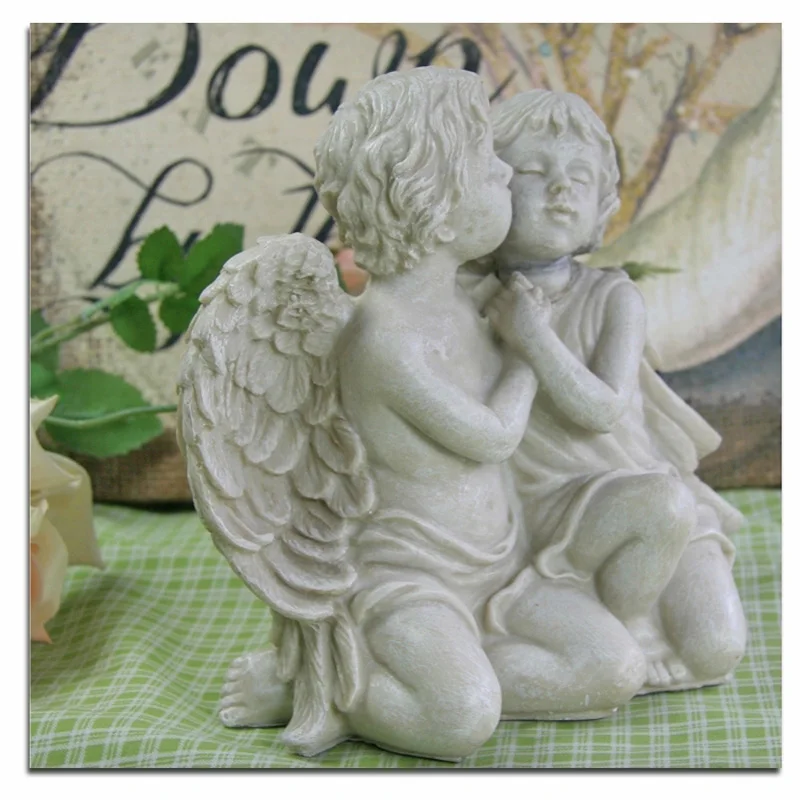 Новинка силиконовая форма LXYY для целующихся пар ангелов глины свечи пластырь