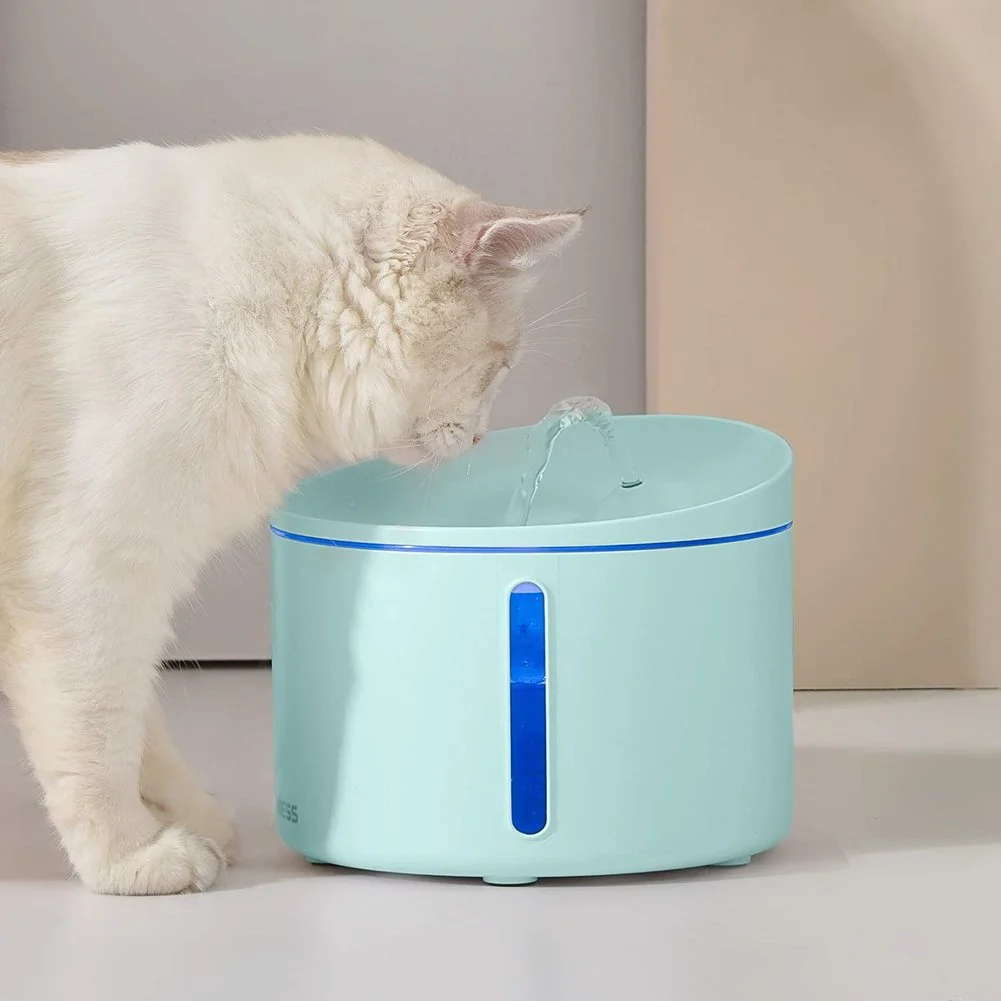 

Автоматический питьевой фонтан для кошек, бесшумный Электрический дозатор воды, емкость 3,2 л, гигиеническая, для кормления собак и домашних ...