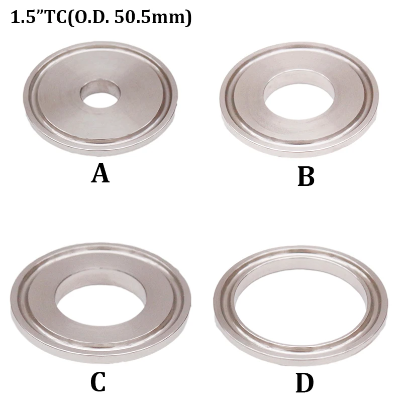 1," Tri Clamp(50,5 м OD) торцевая крышка с сварным отверстием санитарно 304 нержавеющая сталь Homebrew пиво и ремесло пивоварения фитинг