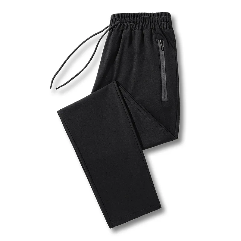 

Large Size 8XL Elastic Waistline Men Trousers Men Spring And Autumn Fashion Black Pants Quick-drying Sweatpants Male Long Pants