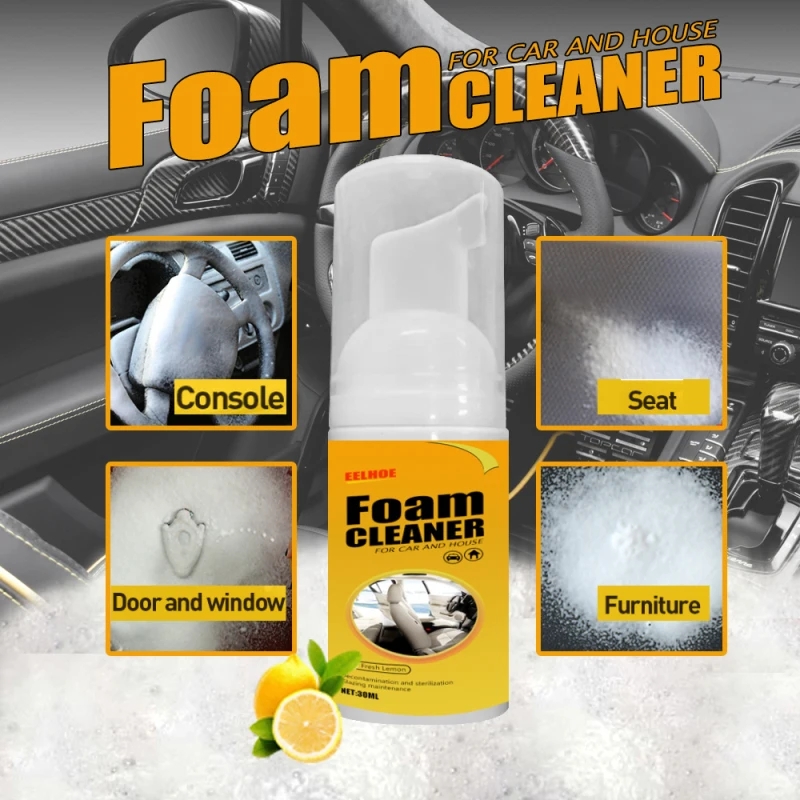 

Foam Cleaner Spray Multi-Purpose Foam Cleaner Rust Remover Home Wash Maintenance Surfaces Spray Foam Cleaner Car Accessories