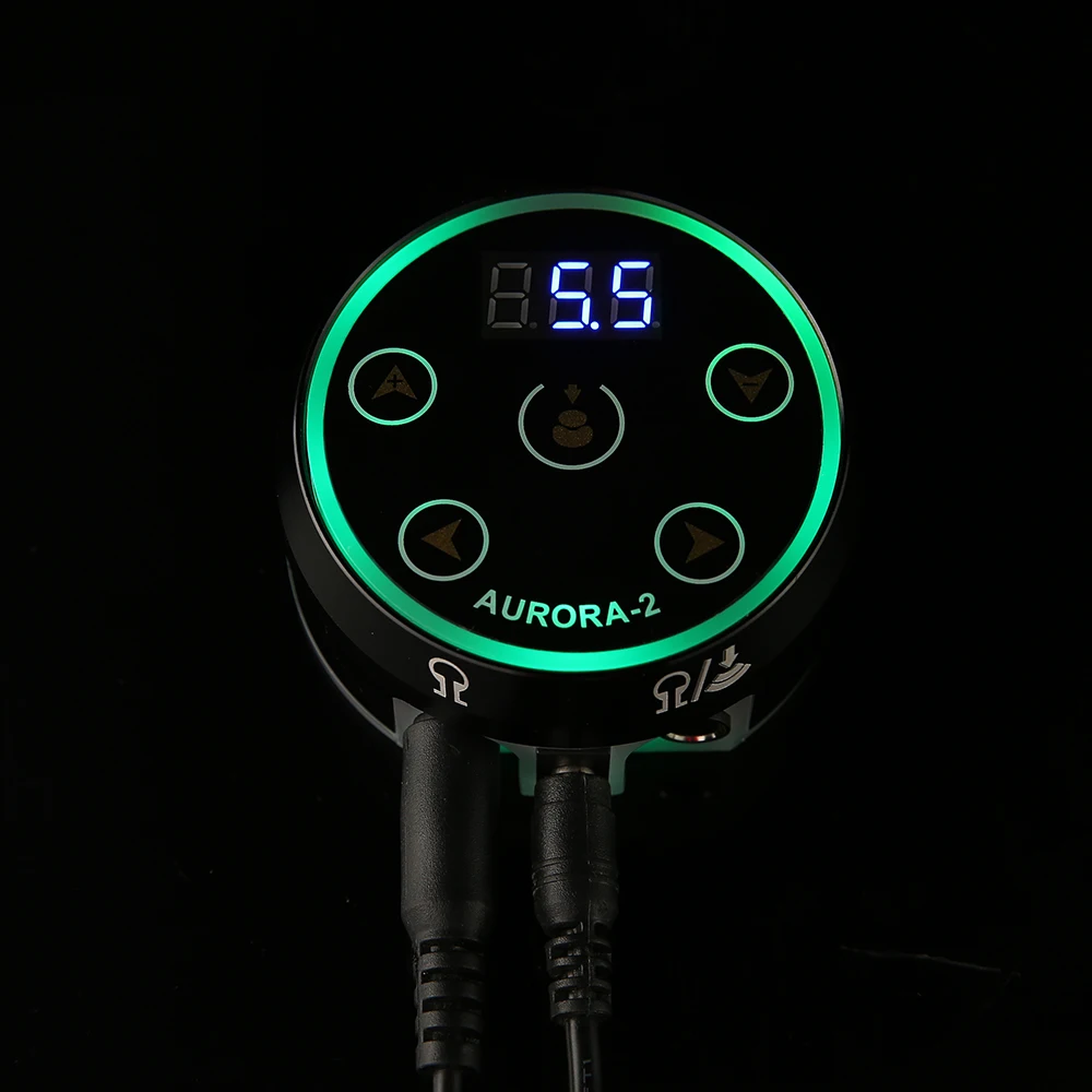 Мощная тату-машинка Rocket II со светодиодный светильник кой и блоком питания Aurora2 |