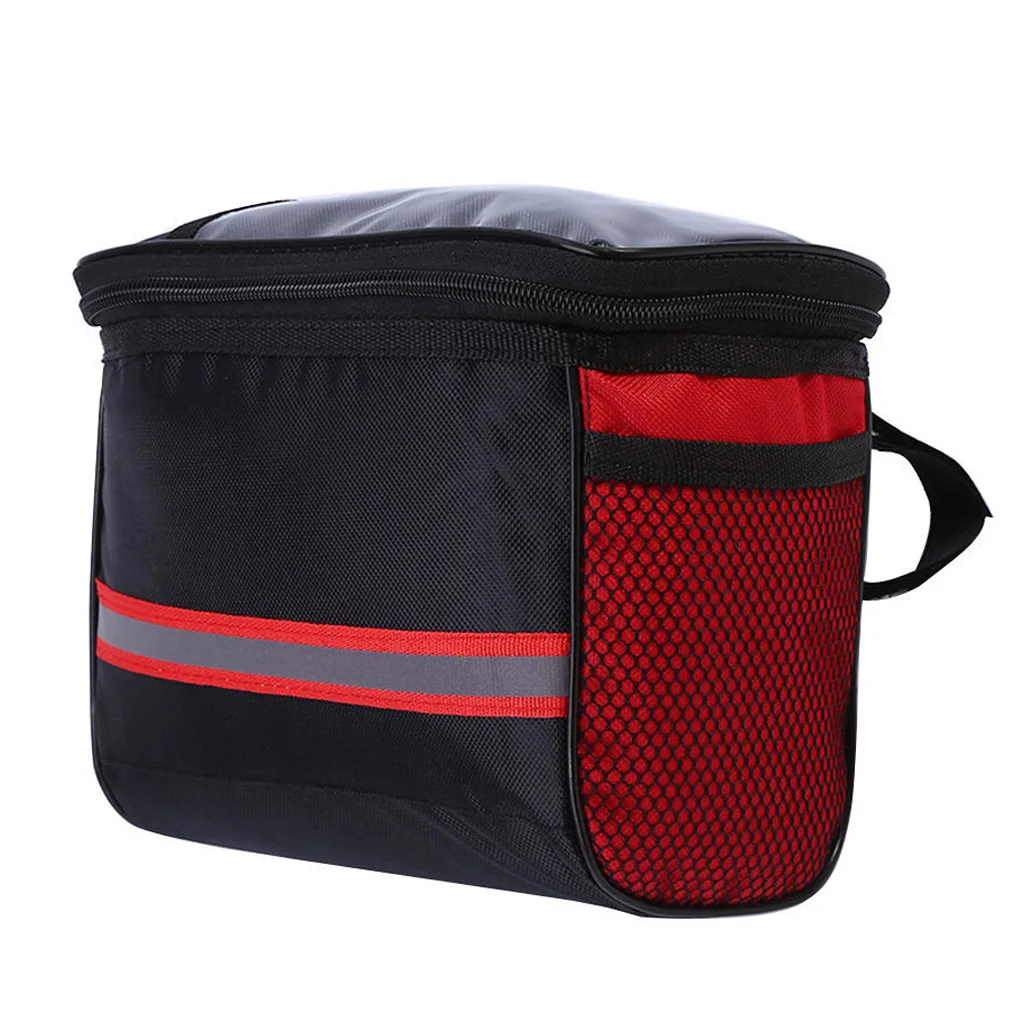 Mountain Bike Bag Handlebar Bicycle Front Basket Storage Outdoor Cycling Riding Pack MTB Accessories | Спорт и развлечения