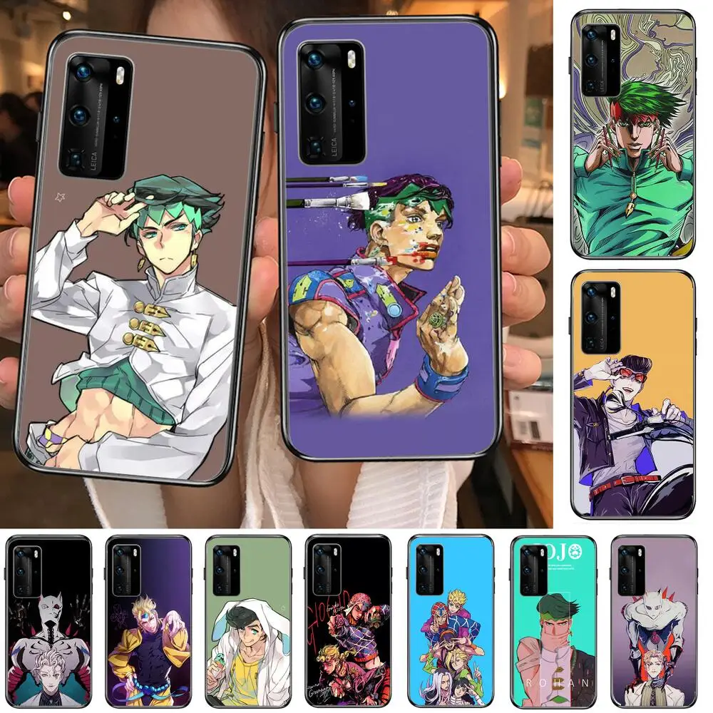 

JoJo's Bizarre Adventure case Clear Phone Case For Huawei Honor 20 10 9 8A 7 5T X Pro Lite 5G Black Etui Coque Hoesjes Comic F