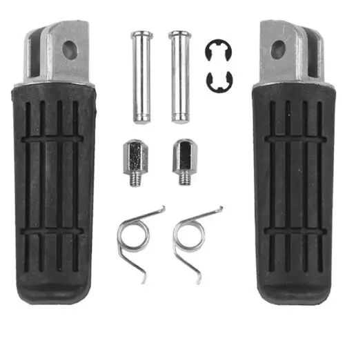 Motorcycle Front Footrest Footpegs For Yamaha Honda Kawasaki Left Right Aluminum black 6 styles 1pair | Автомобили и мотоциклы