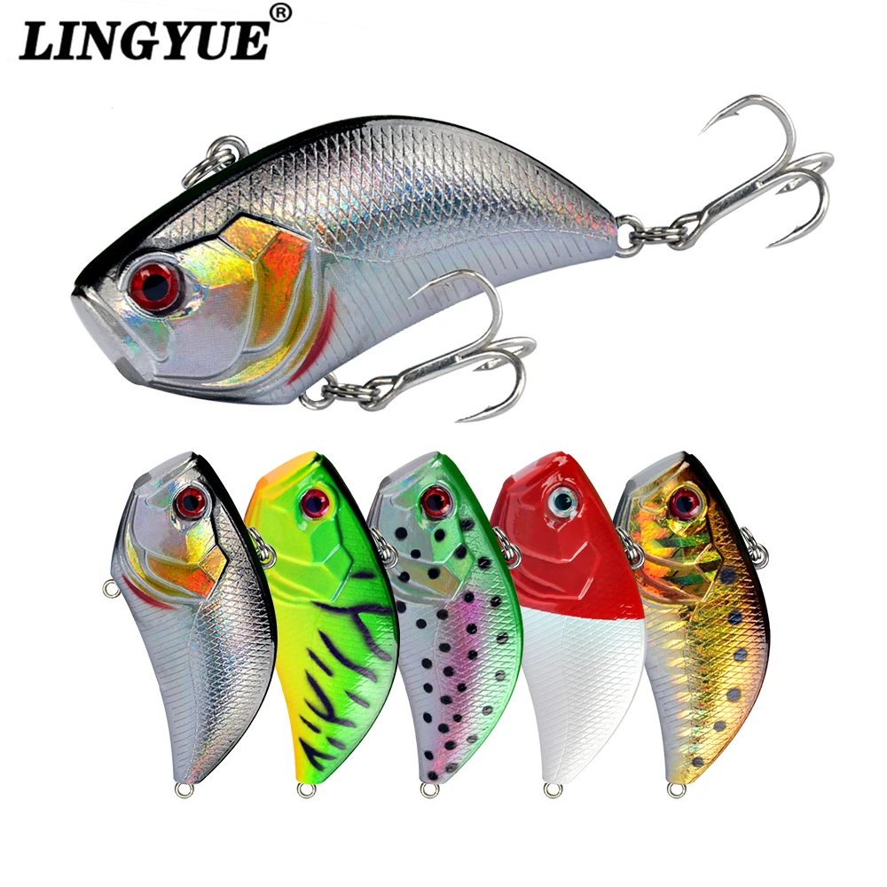 

55mm 14G Vibration Leurre Fishing Lure Lipless Crankbaits Sinking Hard Plastic Artificial VIB Bait Bass Fishing Tackle