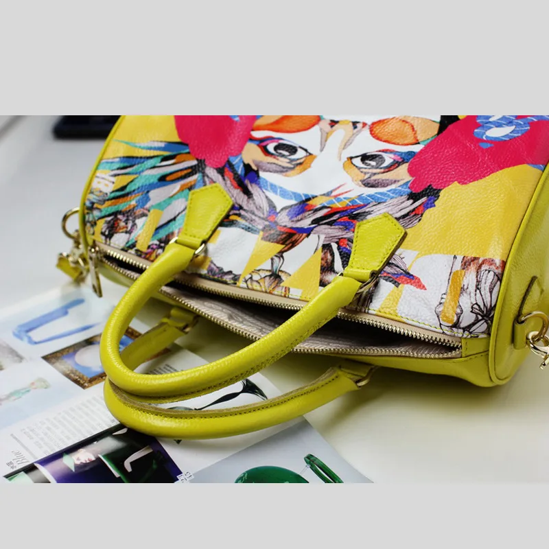 

2021 New Style Chinese Wind Print Zipper Fashion Bag For Women