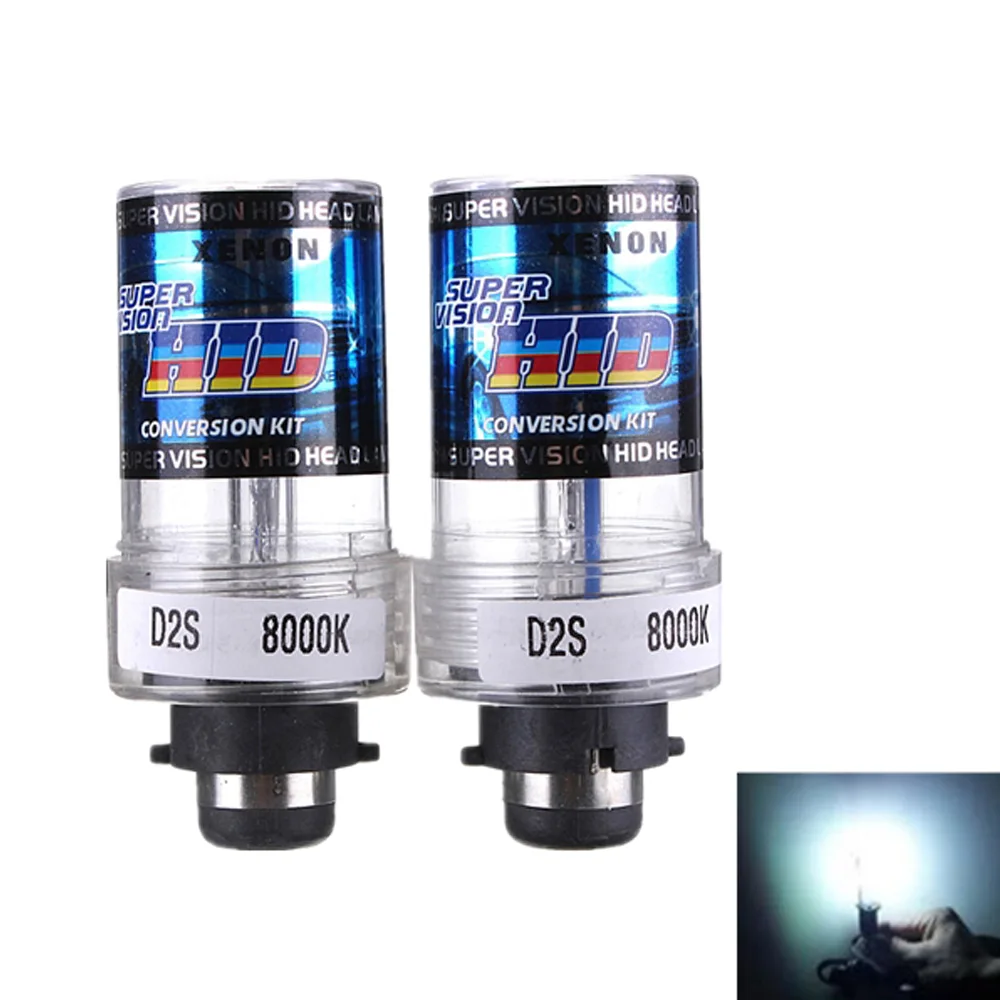 2шт 35W D2S / D2C Замена автомобиля HID ксеноновая лампа белый головной светильник