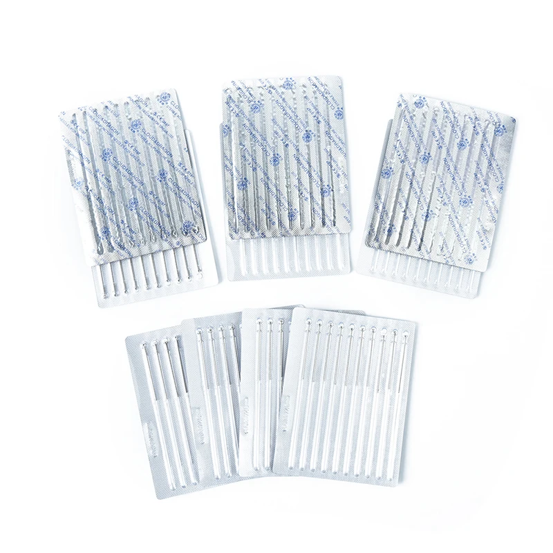 

100 Disposable Sterile Acupuncture Needle Sterile Acupunture Asepsis For Ears Skin Detox Acupuncture Needles Wholesale