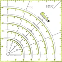 new multifunctional patchwork cloth quilting ruler arcs and fan quilt circle cutter ruler diy sewing craft tools