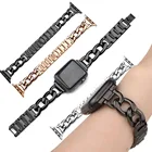 Ремешок из нержавеющей стали для Apple Watch Band 6 SE 5 4 3 40 мм 44 мм 38 мм 42 мм