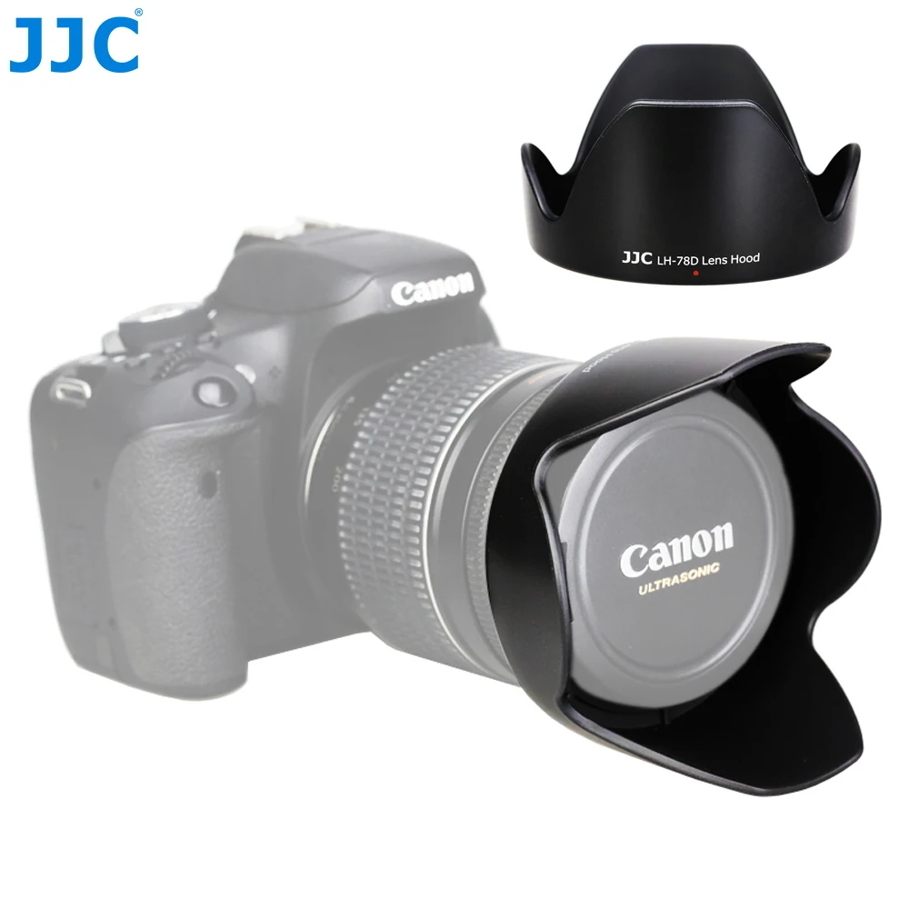 

JJC Camera Lens Hood Flower Shade for CANON EF 28-200mm f/3.5-5.6 USM/EF-S 18-200mm f/3.5-5.6 IS Lens Replaces CANON EW-78D