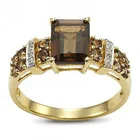 Новые модные украшения, инкрустированное кольцо, разноцветное квадратное женское кольцо, оптовая продажа, кольца для женщин, ювелирные изделия
