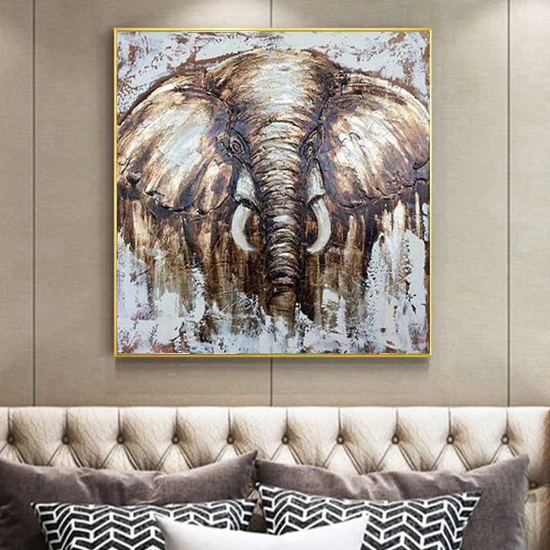 Алмазная 5D картина сделай сам со слоном круглая квадратная вышивка мозаика с