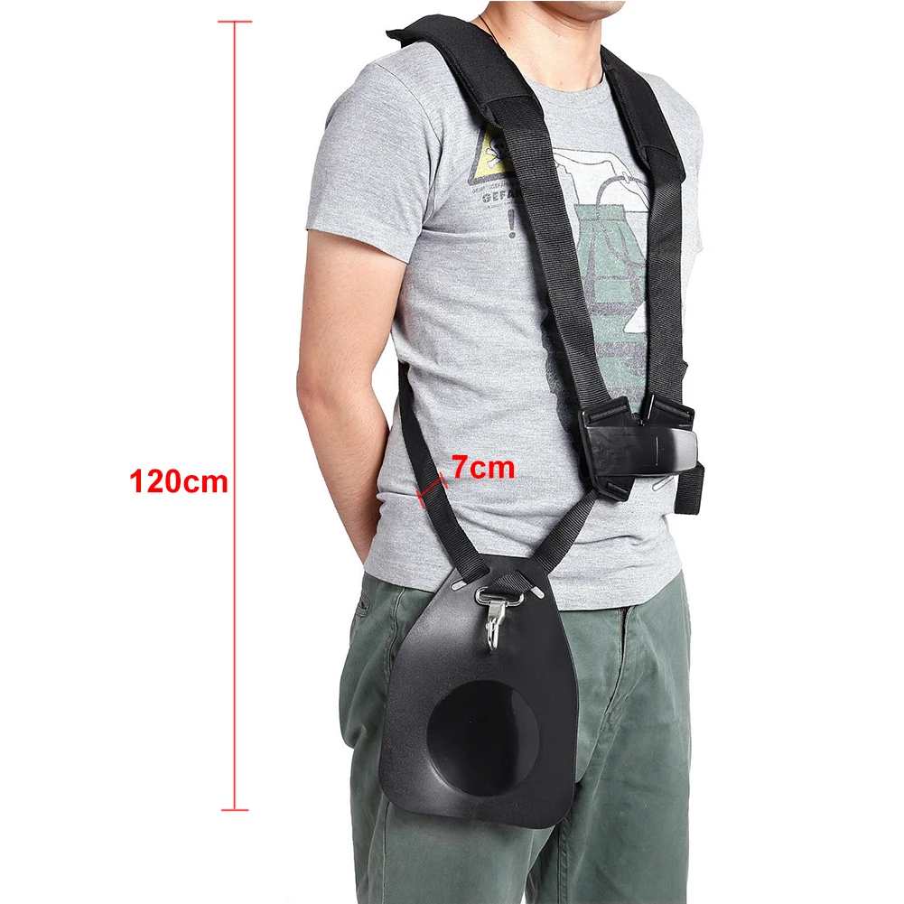 

Tool Weeding Garden Convenient Strimmer Adjustable Double Breasted Harness Shoulder Strap Carry Pruner For Brush Cutter Trimmer