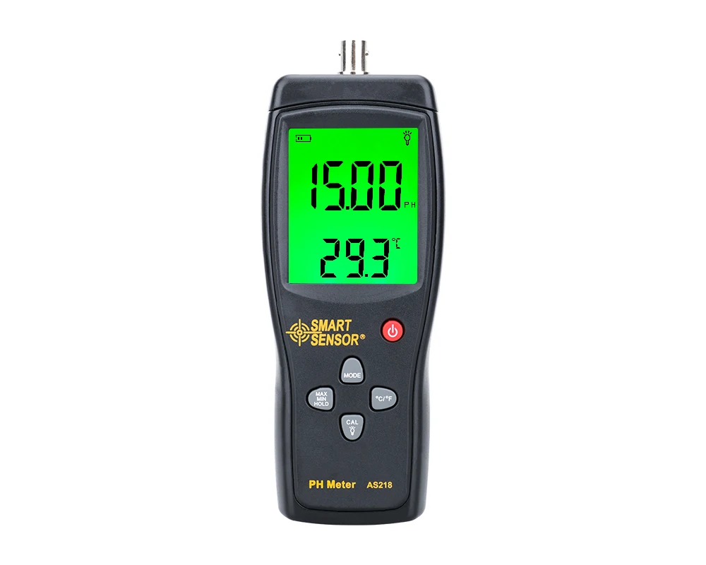 Цифровой рН-метр, рН-метр для почвы, рН-тестер, SmartSensor AS218 0,00~ 14.00pH, измеритель влажности, измеритель кислотности воды