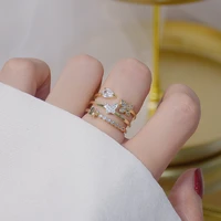 exquisite tiny adjustable butterfly finger ring wedding fashion jewelry gifts