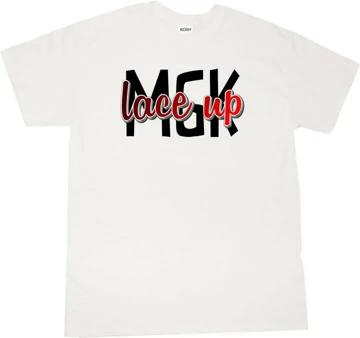 Футболка с короткими рукавами в стиле хип-хоп со шнуровкой Kings Of NY черный белый