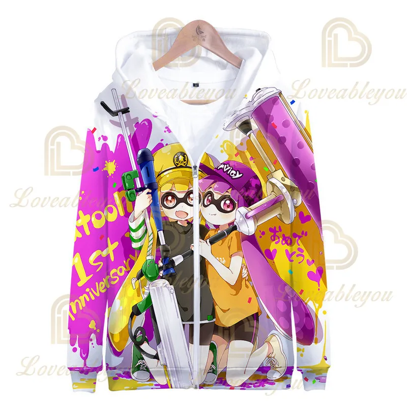 

Shooting Game 3D Print Kids Hoodie with Zipper Hooded Sweatshirt Boys Girls Sweat Shirt Fleece Jackets Children Clothes