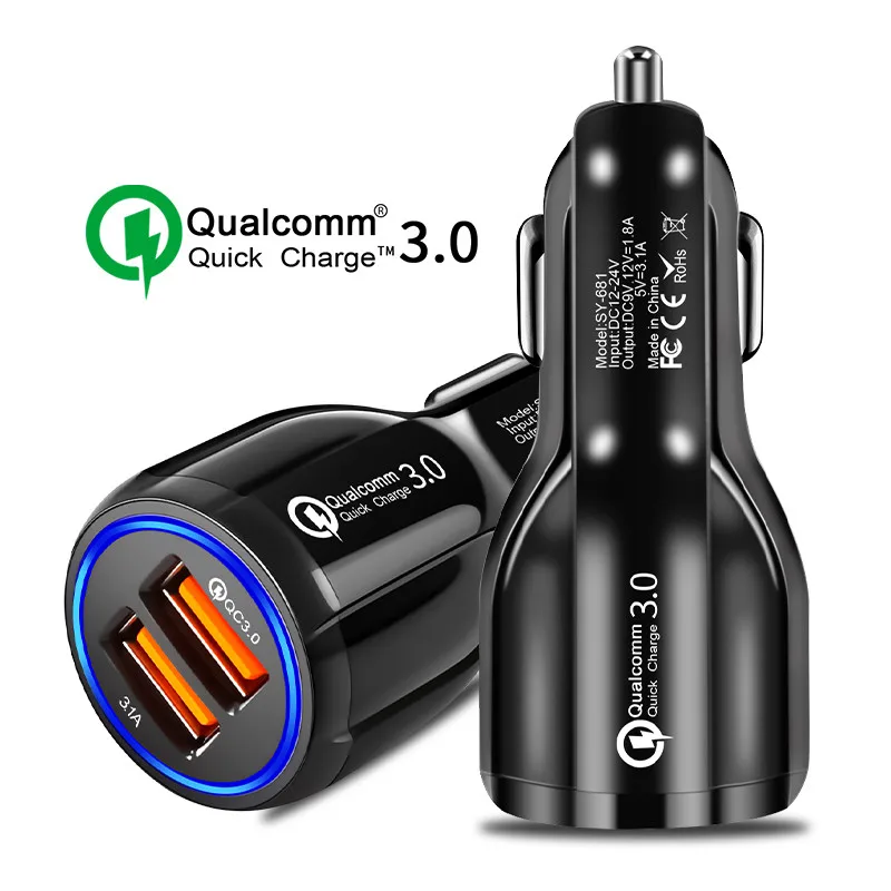 QC3.0 быстрое зарядное устройство автомобильное кабель для быстрой зарядки