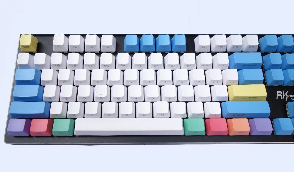 Мел клавишный колпачок от производителя профиль толстый pbt Keyset лазерный гравированный ANSI макет для переключатели Cherry MX механической клавиатуры