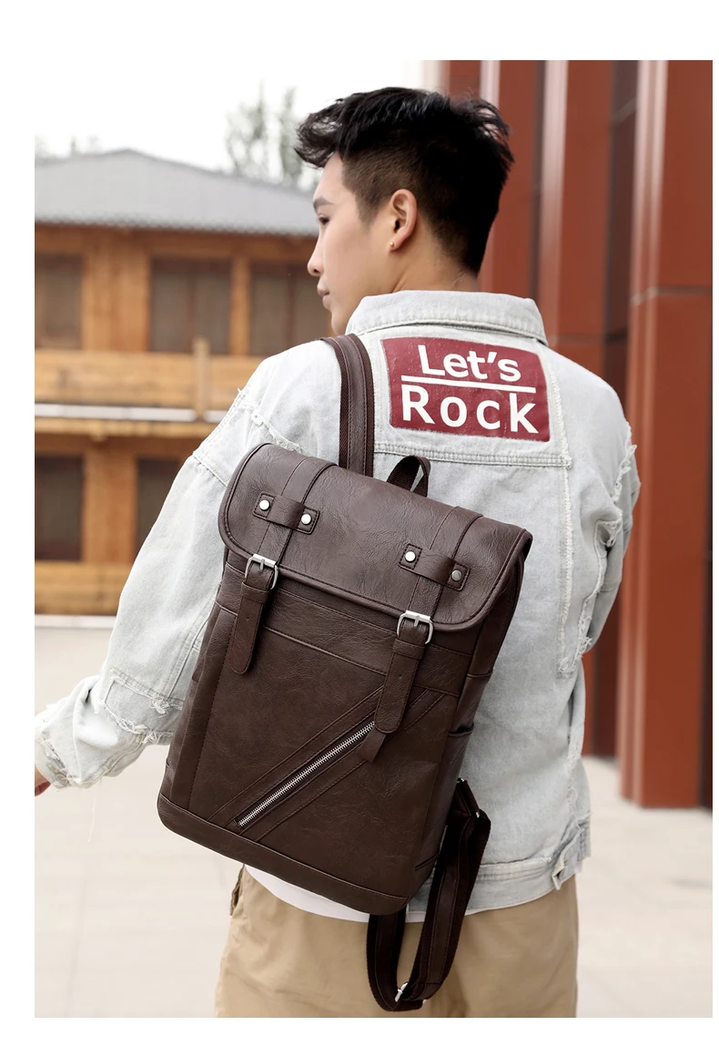Школьные сумки от кражи mochila hombre, водонепроницаемые, для путешествий, в винтажном стиле, для ноутбука, черный кожаный рюкзак для мужчин, дизайнерские, повседневные, sac a dos