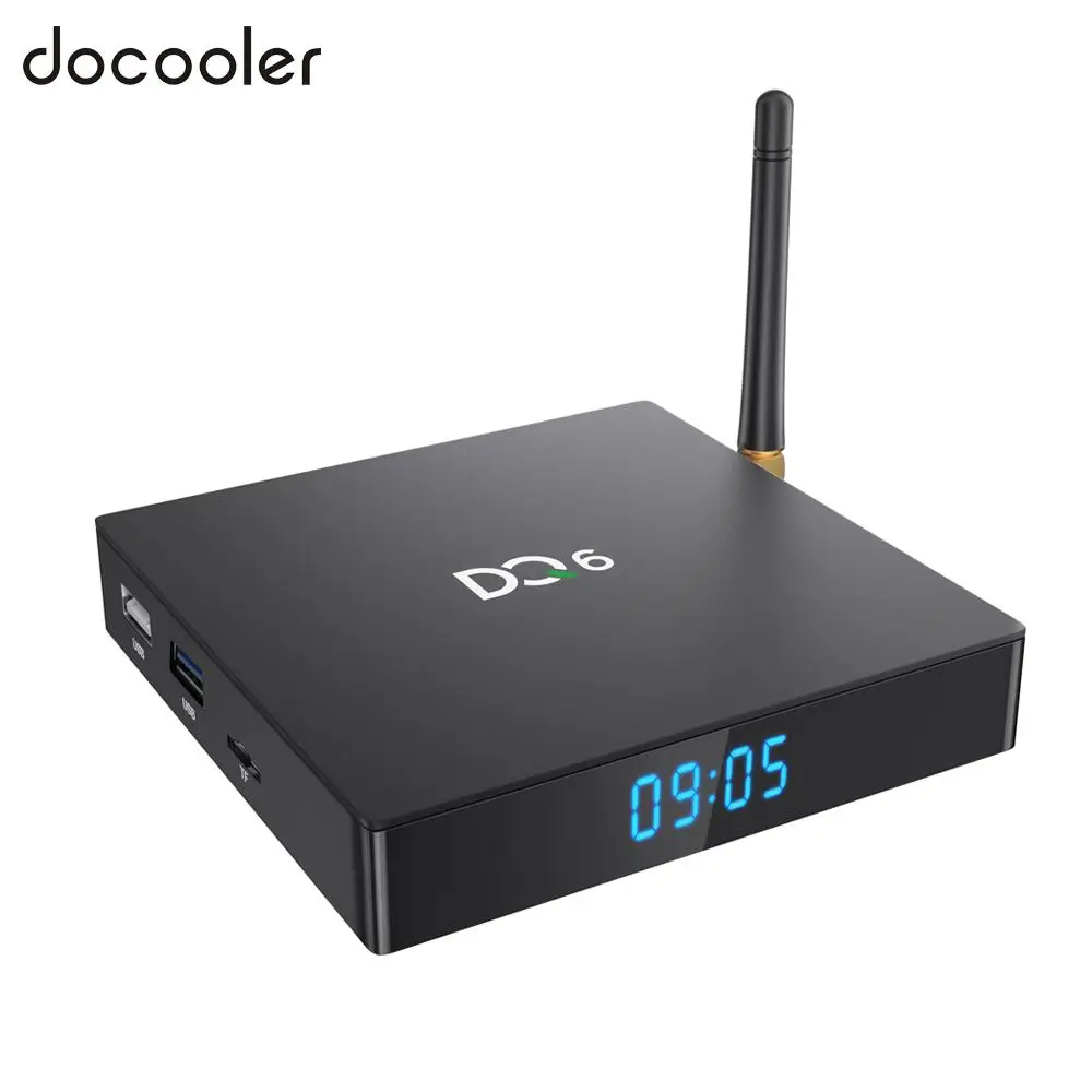ТВ приставка DQ6 на Android 10 0 4 + 32/64 ГБ RK3318 ядра UHD 4K медиаплеер VP9 H.265 2 ГГц/телефон Wi Fi