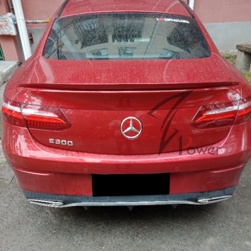 Спойлер для дверного купе Benz E class 2 грунтовка крыла автомобиля из АБС пластика и