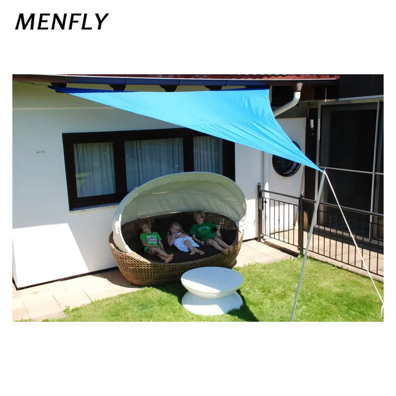 

MENFLY Shade Sail Equilateral Triangle Outdoor Oxford Cloth Shade Tent Net Courtyard Shading Casual Dining Awning Sunshelter