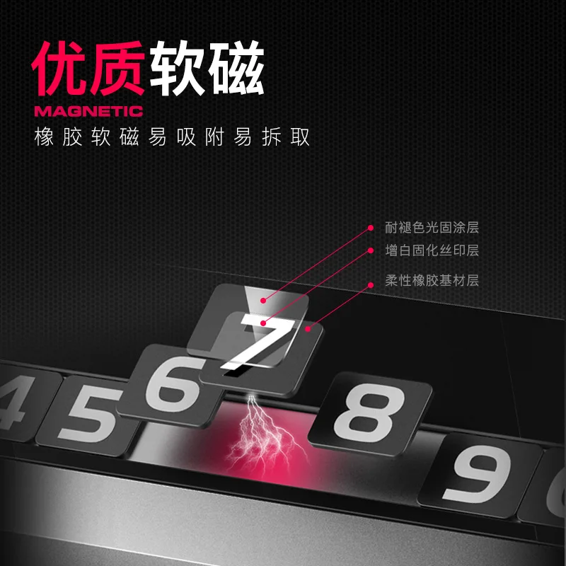 Временный номер телефона для контактов при перемещении автомобиля на стоянке-знаке из металла с карточкой из алюминиевого сплава V-образной формы летней солнцезащиты.