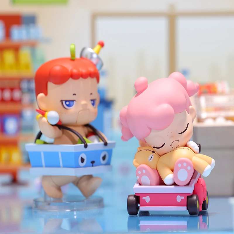 

Blind Box Toy Pop Mart Migo Brothers Fighting Guess Bag Caja Ciega Cute Kawaii Model Desktop Gift Surprise Doll Mystery Box Doll