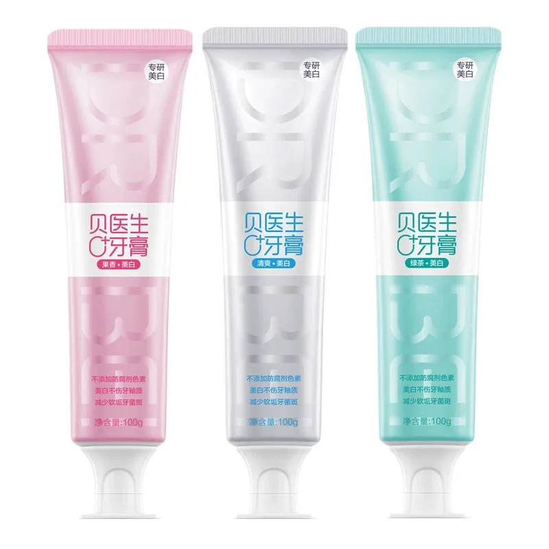 Mi Bei 0+ Upgrade Fresh Whitening Tooth Stain Toothpaste 3 Flavors Fruity Refreshing Green Tea for Pregnant Women | Бытовая техника