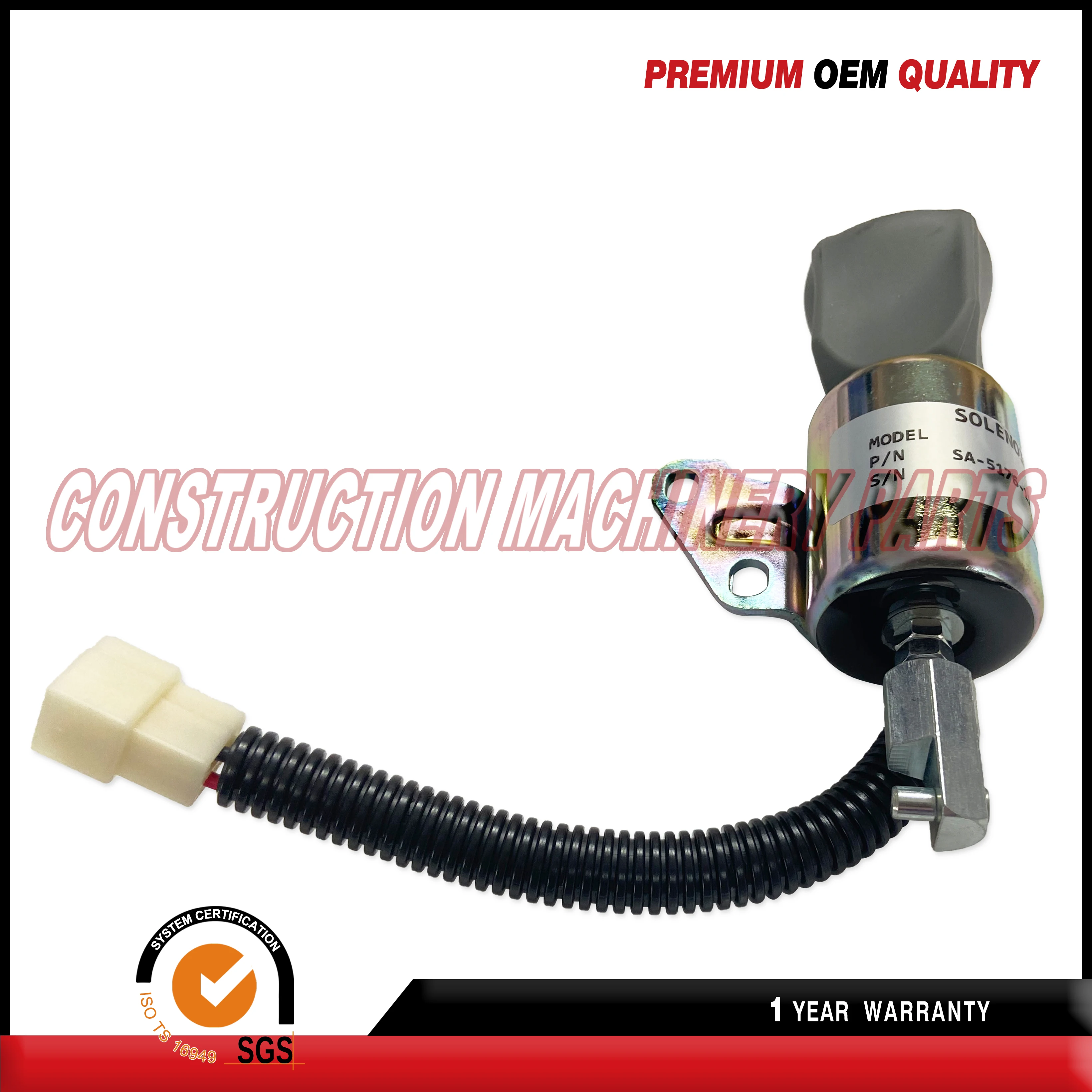 SA-5176-12 остановочный соленоид SA-5176 1756ES-12SUC5B1S5 12V для KUBOTA | Обустройство дома
