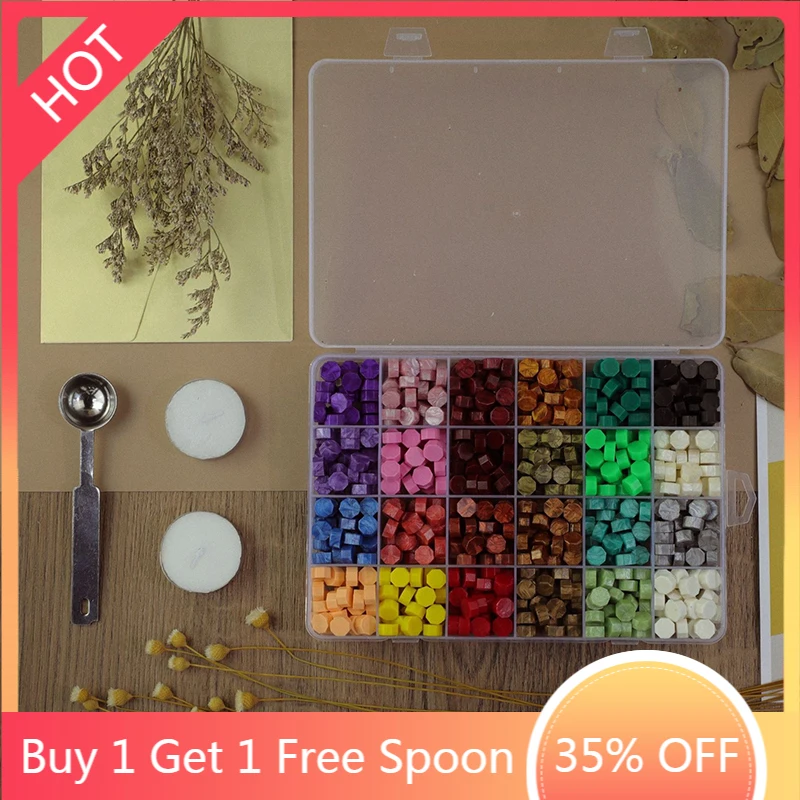 600 шт./кор. уплотнительные восковые бусины печатное восковое уплотнение бисерные