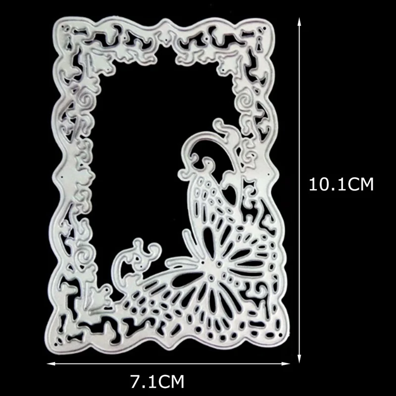 

New Carbon Steel Knife Die For DIY Scrapbooking Butterfly Flower Frame Cutting Clipping Embossing