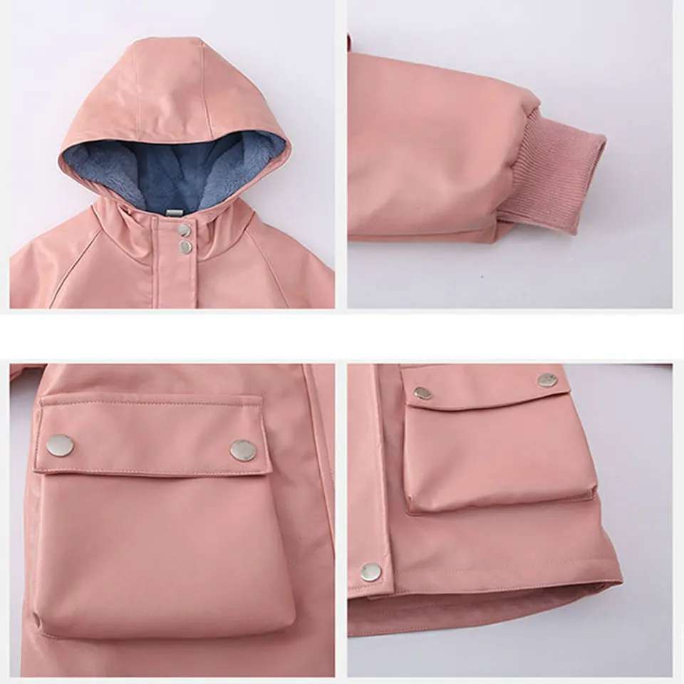 

New 2020 Autumn Winter Coat Warm Cute Jacket Baby Girl Casual Fashion Outwear Clothes High Quality Kids Clothes Girls 8 To 12