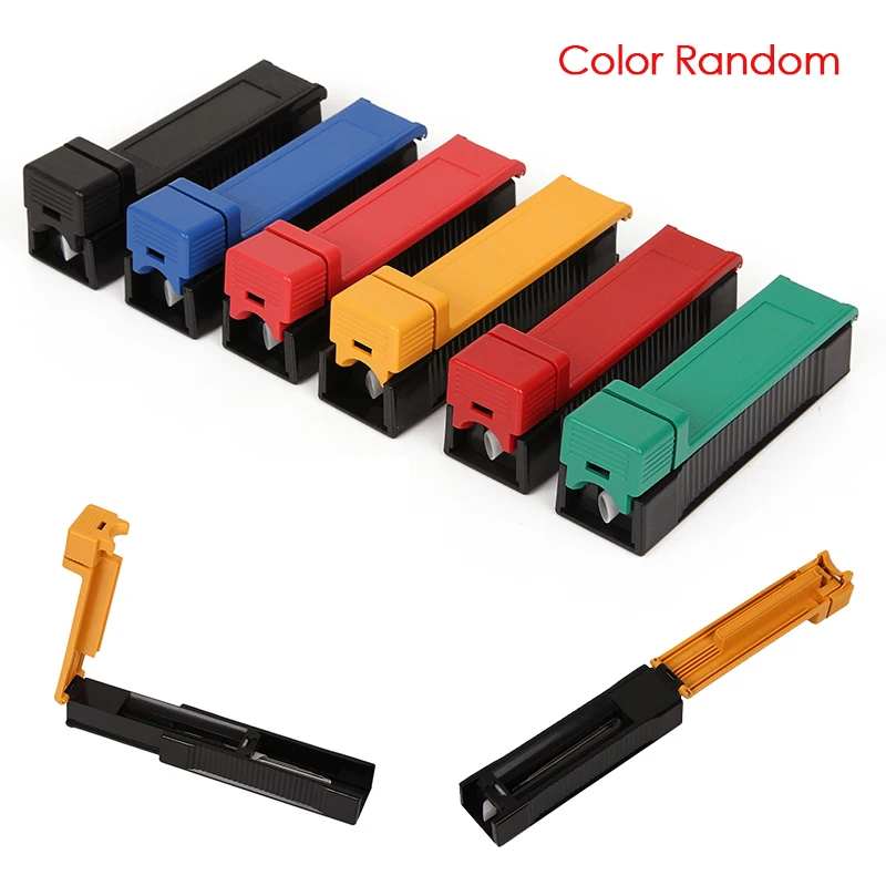 

8mm Manual Plastic Cigarette Rolling Machine Roller Adjustable Push-pull Cigarette Maker For Rolling Paper Rollers Rolling Tools