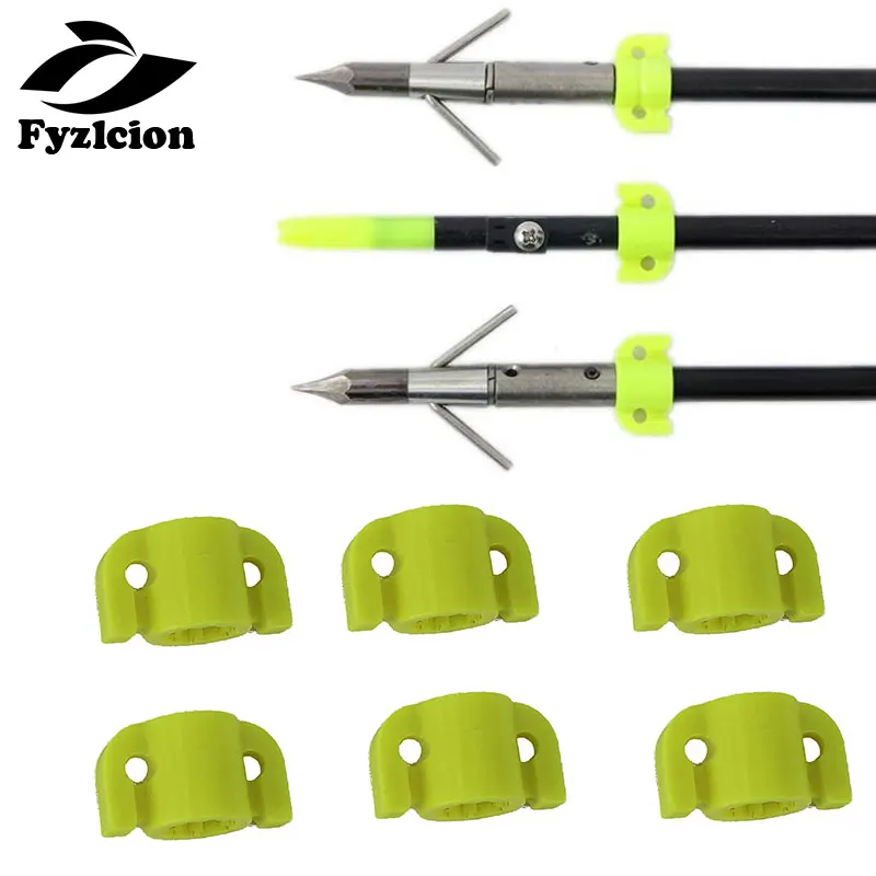 10 шт. Стрела Лука для рыбной ловли безопасный слайд съемки рыба стрелка слайдер с