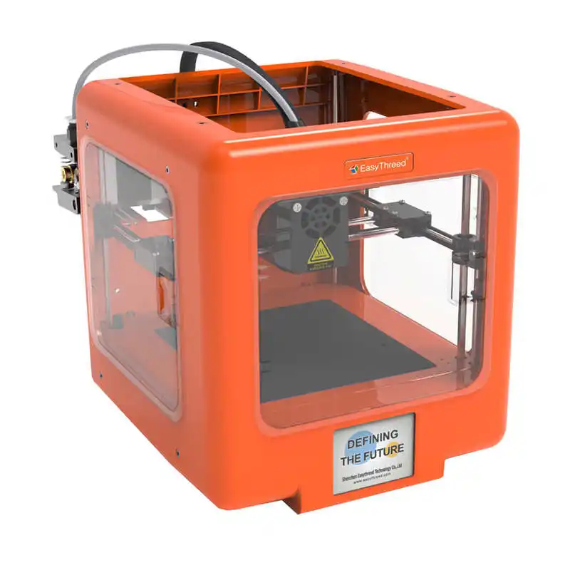 Orange Супер Мини 3D DIY принтер для детей wifi 3D Drucker с экраном DIY Набор принтер один ключ печатная машина для детского подарка - Цвет: Orange