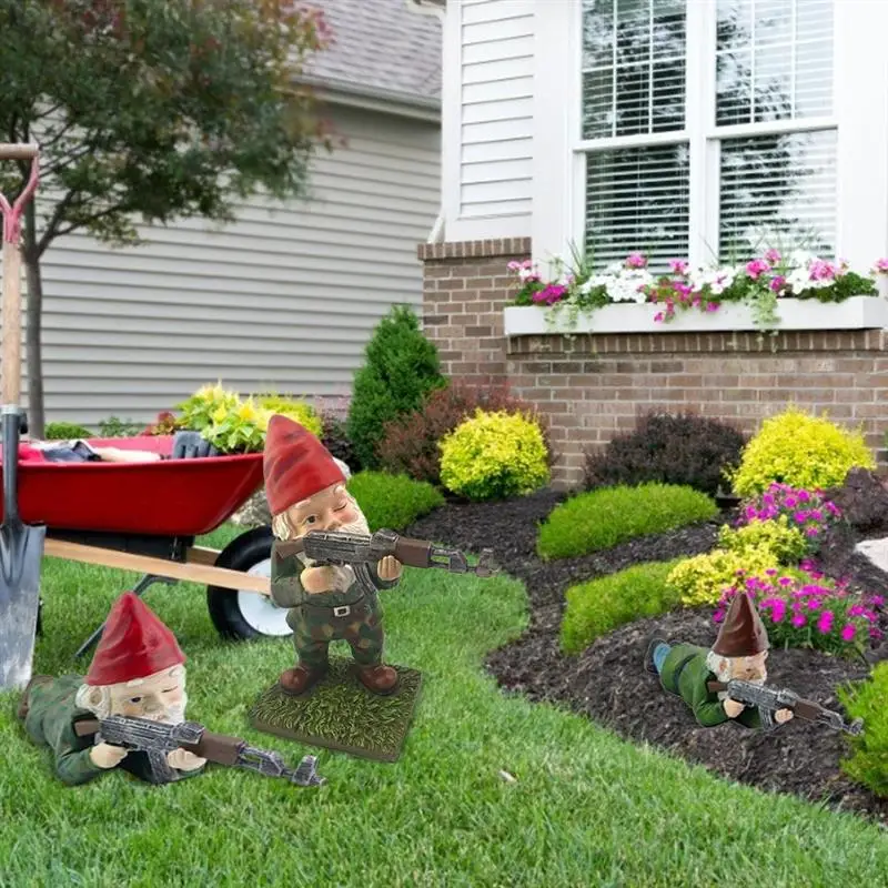 

Creative Funny Resin Figurines Naughty Garden Gnome Garden Decoration Statue Gnome Decoration Villa Home Figurines Decoartion