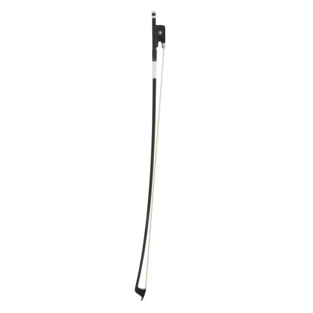 

4/4 Cello Bow Well Balanced Carbon Fibrer Round Stick White Horse Hair