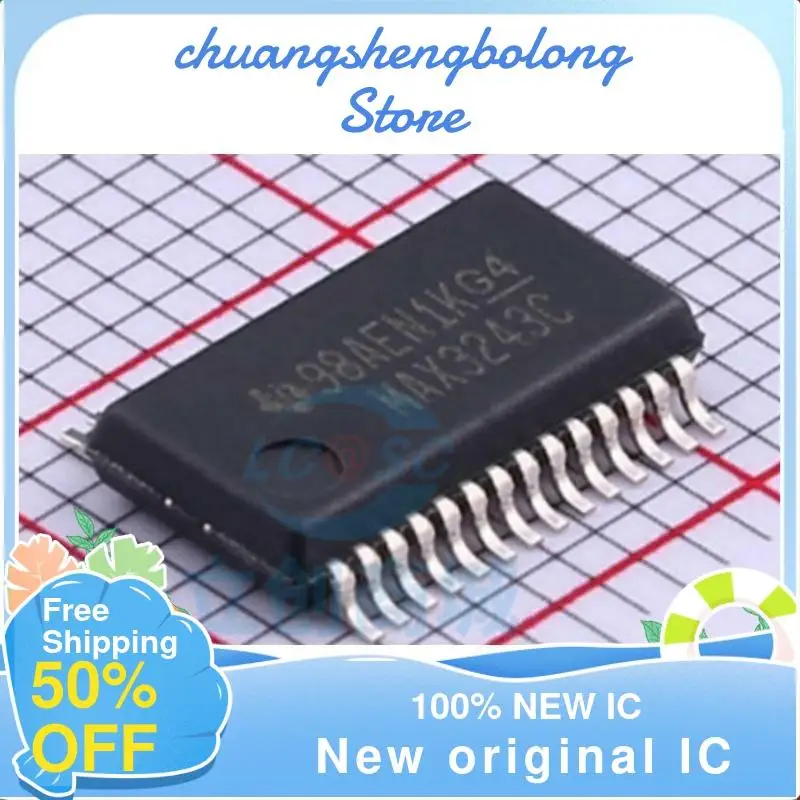 

10-200PCS MAX3243CDBR SSOP28 MAX3243C New original IC