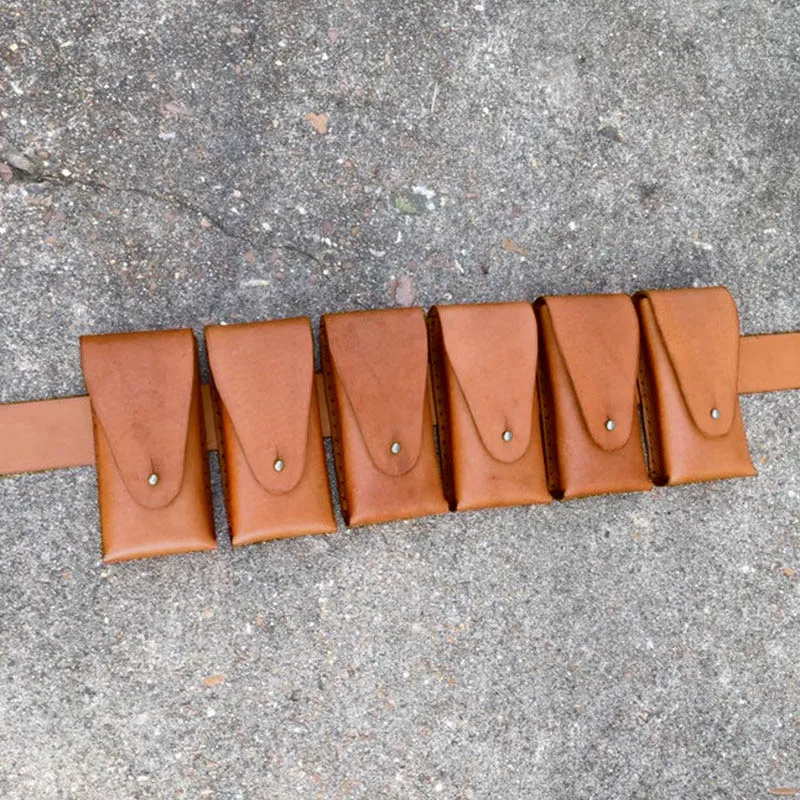 Кожаная сумка на пояс в стиле стимпанк звезда Тускен кавалерия Bandolier кочевой