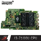 Akemy для Dell Inspiron 13 5378 5578 Материнская плата ноутбука DDR4 CN-0W25G6 0W25G6 W25G6 с SR2ZW I3-7100U