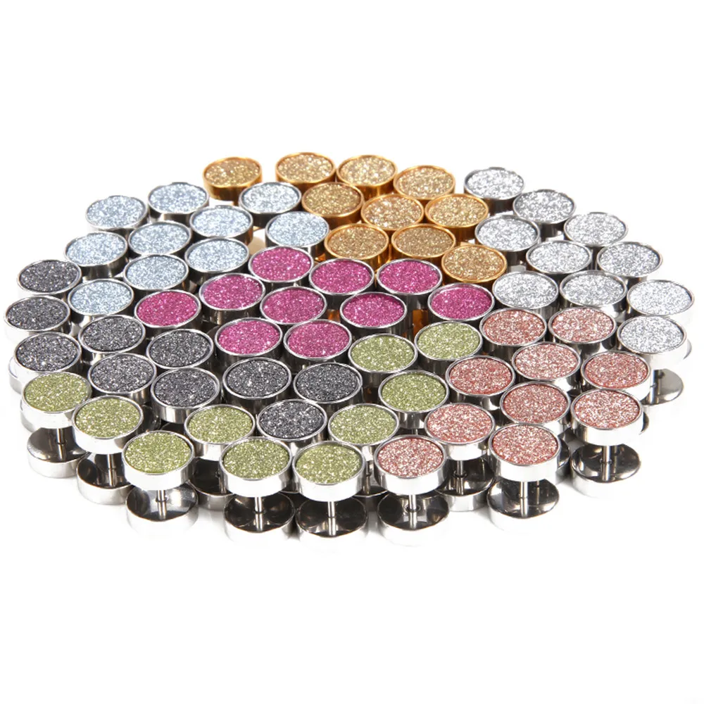 

Разноцветные матовые серьги-гвоздики с гантелями для мужчин и женщин, круглые золотые ювелирные изделия kpop, аксессуары оптом